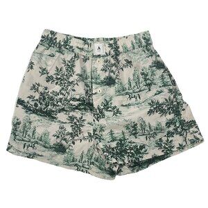 by Anthropologie The Wren Boxer Shorts Sz Womens XXS Green